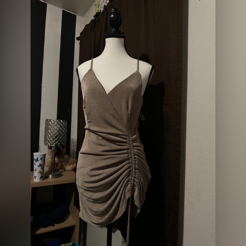 Tan Dress